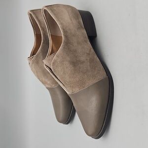 Tahari Lucy Suede Leather Oxford Flats Cap Toe Women 6.5